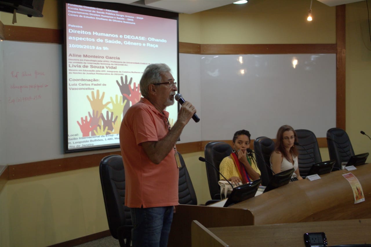 Palestra Direitos Humanos e DEGASE: Olhando aspectos de Saúde, Gênero e Raça