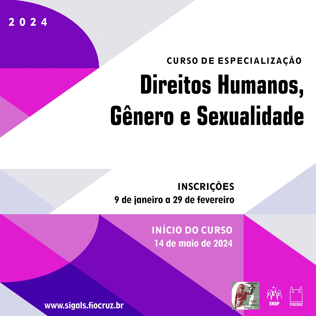 Curso de Especialização em Direitos Humanos, Gênero e Sexualidade 2024